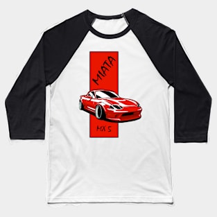 Mazda Miata MX5, JDM Car Baseball T-Shirt